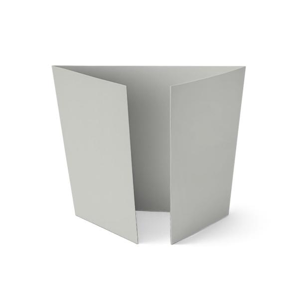 Altarfalz-Karte quadratisch (14,8x14,8cm) 220g/m² in seidengrau