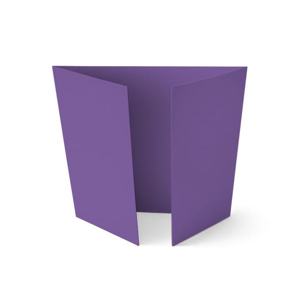 Altarfalz-Karte quadratisch (14,8x14,8cm) 240g/m² in violett