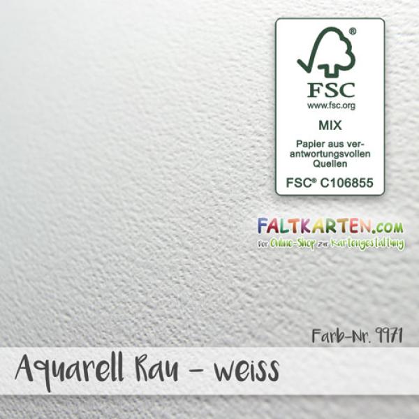 Aquarellpapier rau 200g/m² DIN A4 in weiss