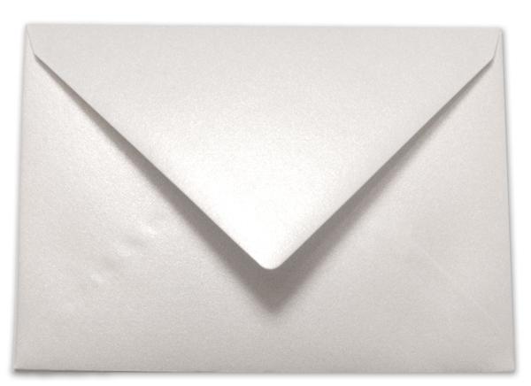 Briefumschläge - Briefhüllen in perlmutt schimmer, DIN B6 120g/m² oF, Nassklebung