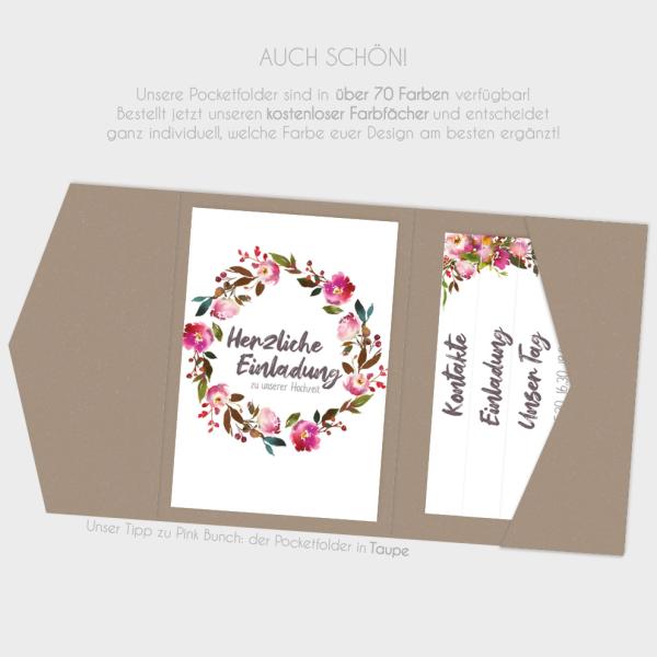 Backing-Card "Pink Bunch" 11x16