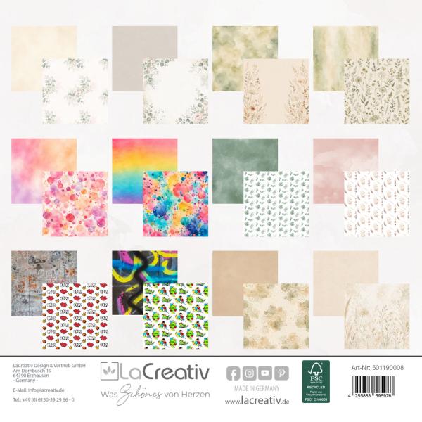 Gratis ab 80 € - Designpapier "Gratis Sommermix 2026" Paper Pack 6x6" - 24 Bogen