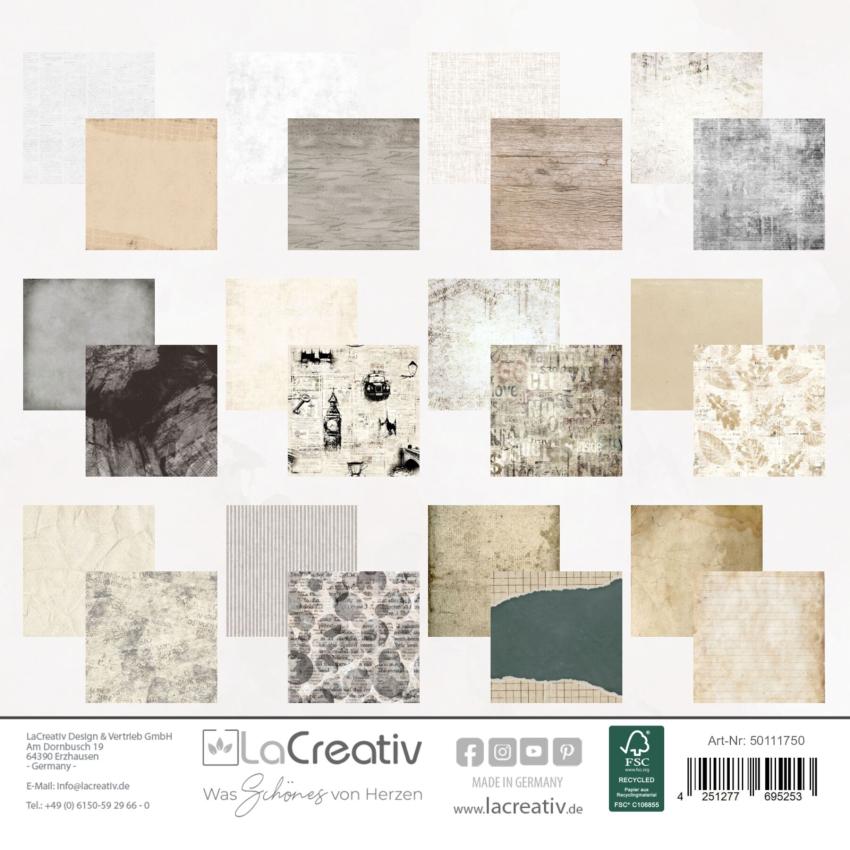 LaCreativ - Designpapier "Wir lieben Scrapbooking" Paper Pack 6x6" - 24 Bogen