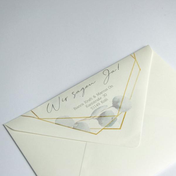 Briefumschlag DIN C6 blanko (eigenes Design)
