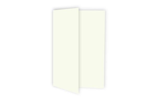 Doppelkarte - Faltkarte 220g/m² DIN A6 in elfenbein