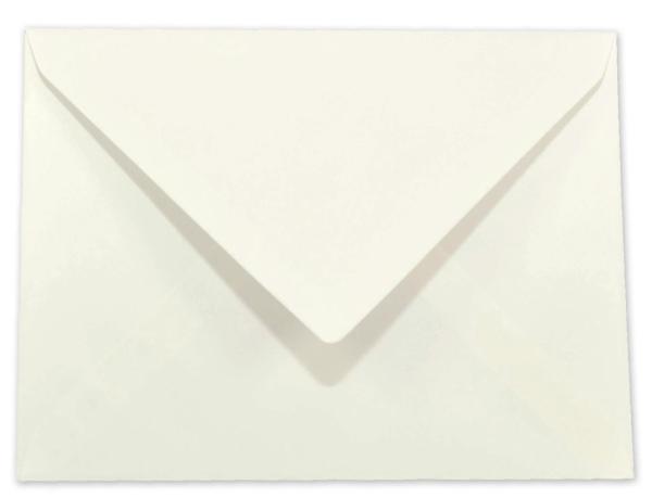 Briefumschläge - Briefhüllen in ivory, DIN C6 120g/m² oF, Nassklebung