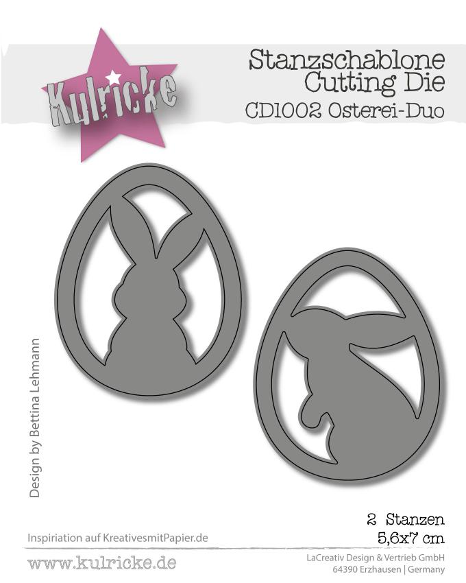 Kulricke Stanzschablone "Osterei-Duo" Craft Die 