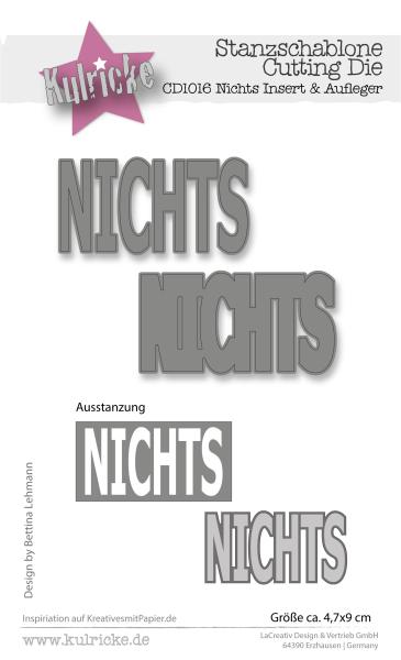 Kulricke Stanzschablone "Nichts Insert mit Aufleger" Craft Die