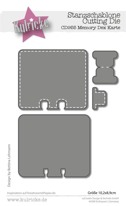 Kulricke Stanzschablone "Memory Dex Card" Craft Die