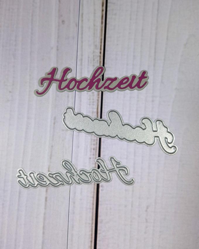 Kulricke Stanzschablone "Hochzeit mit Schatten" Craft Die 