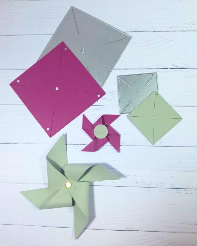 Kulricke Stanzschablone "Windrad-Duo" Craft Die 