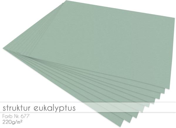 Scrapbooking-/ Bastelpapier 220g/m² DIN A3 in struktur eukalyptus