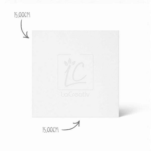 Karte - Einlegekarte 15x15 cm 250g/m² in metallic grün