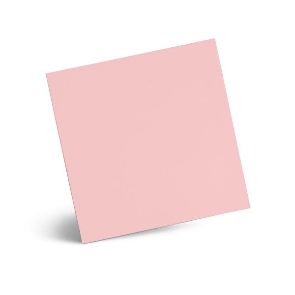 Karte - Einlegekarte 15x15 cm 240g/m² in babypink