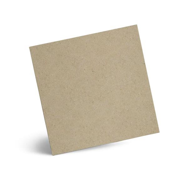 Karte - Einlegekarte 15x15 cm 220g/m² in kraft grau