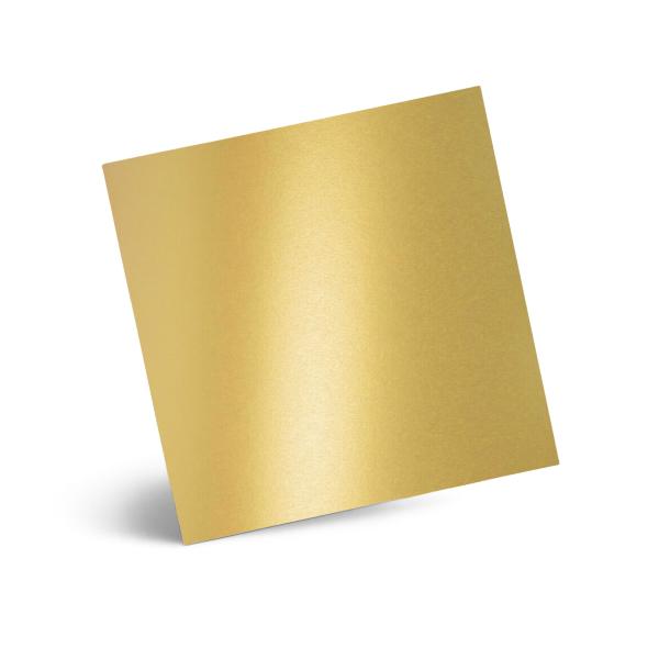 Karte - Einlegekarte 15x15 cm 250g/m² in metallic gold