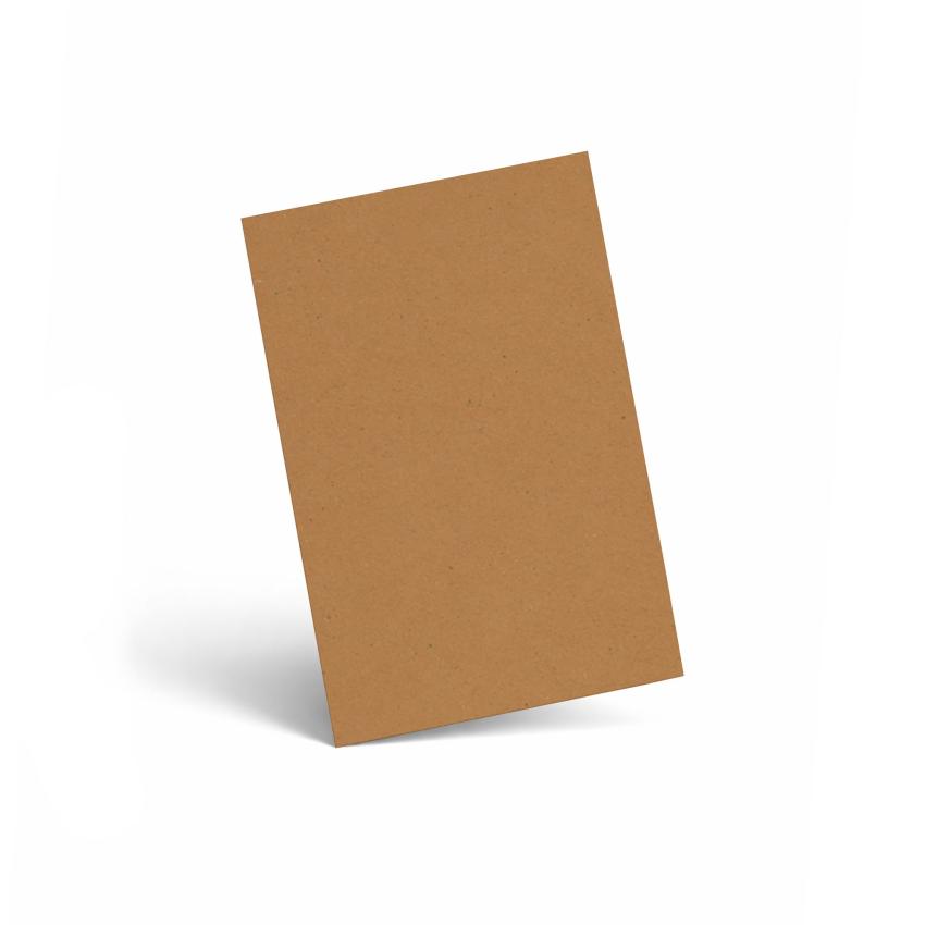 Karte - Einlegekarte DIN A6 220g/m² in kraft braun