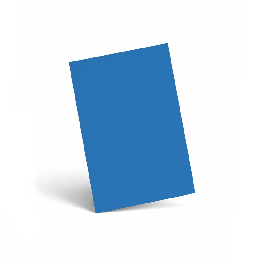 Karte - Einlegekarte DIN A6 240g/m² in pazifikblau