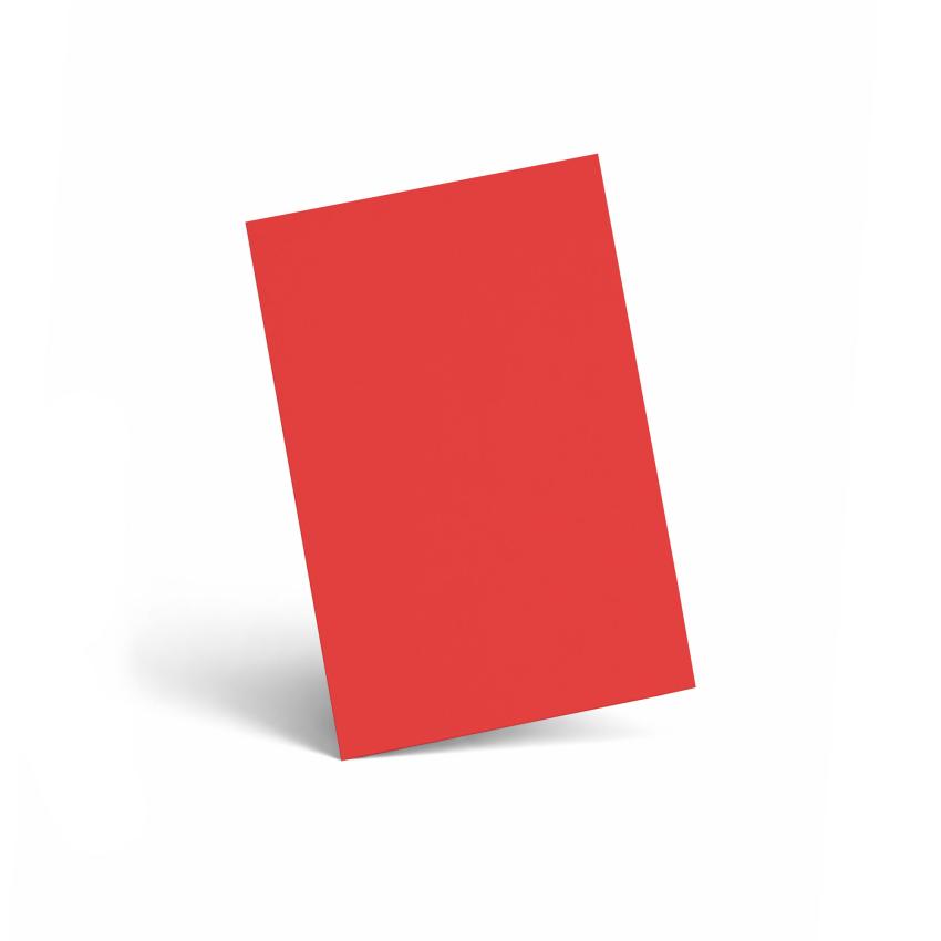 Karte - Einlegekarte DIN A6 240g/m² in rot