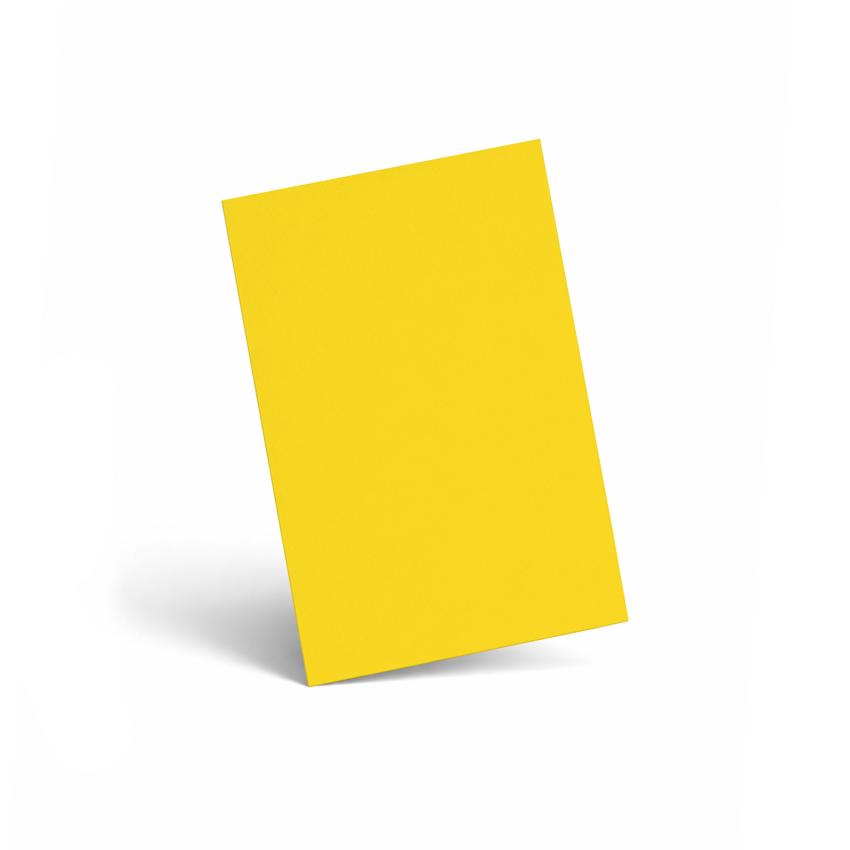 Karte - Einlegekarte DIN A6 240g/m² in sonnengelb