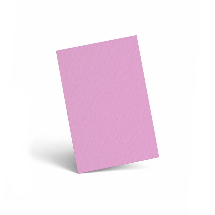 Karte - Einlegekarte DIN A6 210g/m² in struktur blütenrosa