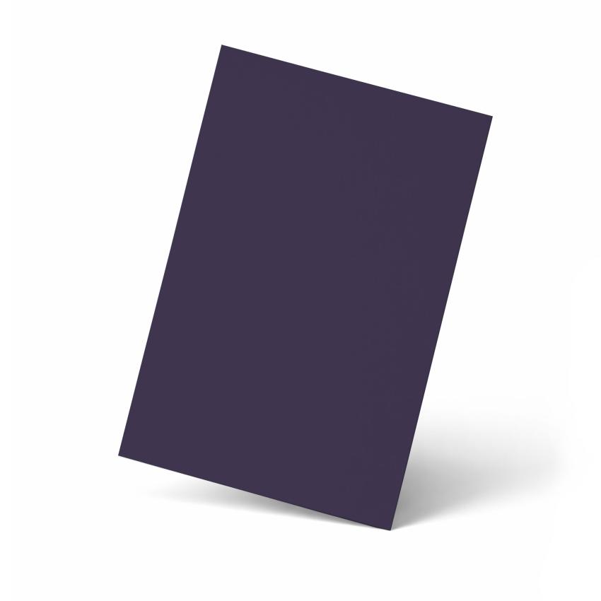 Karte - Einlegekarte DIN B6 225g/m² in aubergine