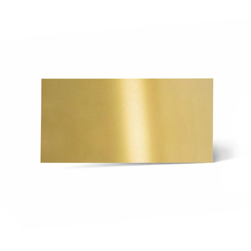 Karte - Einlegekarte DIN Lang 250g/m² in metallic gold