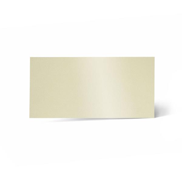 Karte - Einlegekarte DIN Lang 250g/m² in metallic ivory