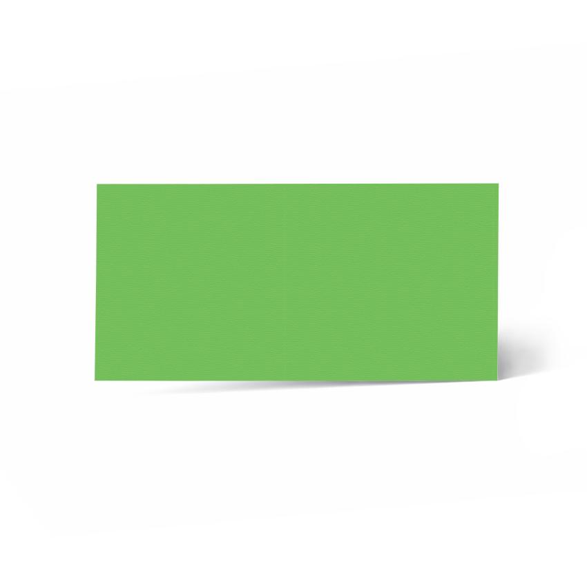 Karte - Einlegekarte DIN Lang 210g/m² in struktur apfelgrün