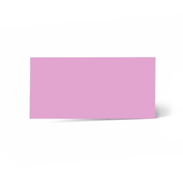 Karte - Einlegekarte DIN Lang 210g/m² in struktur blütenrosa