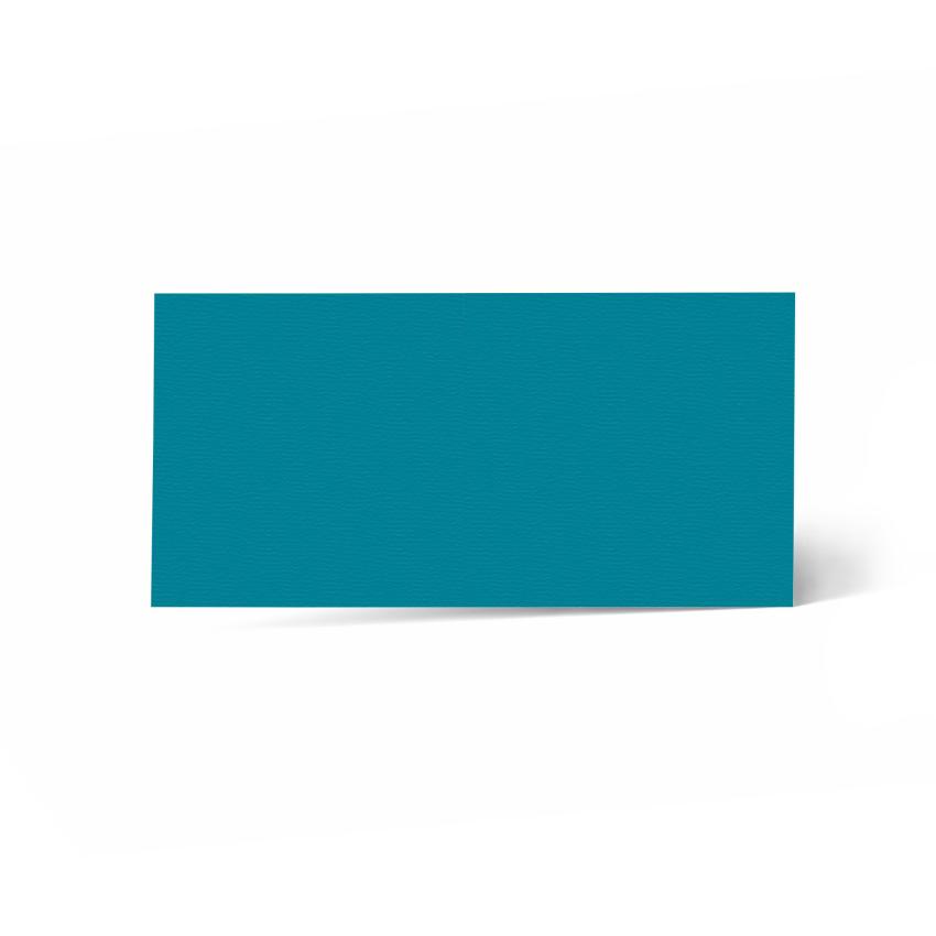 Karte - Einlegekarte DIN Lang 210g/m² in struktur karibikblau
