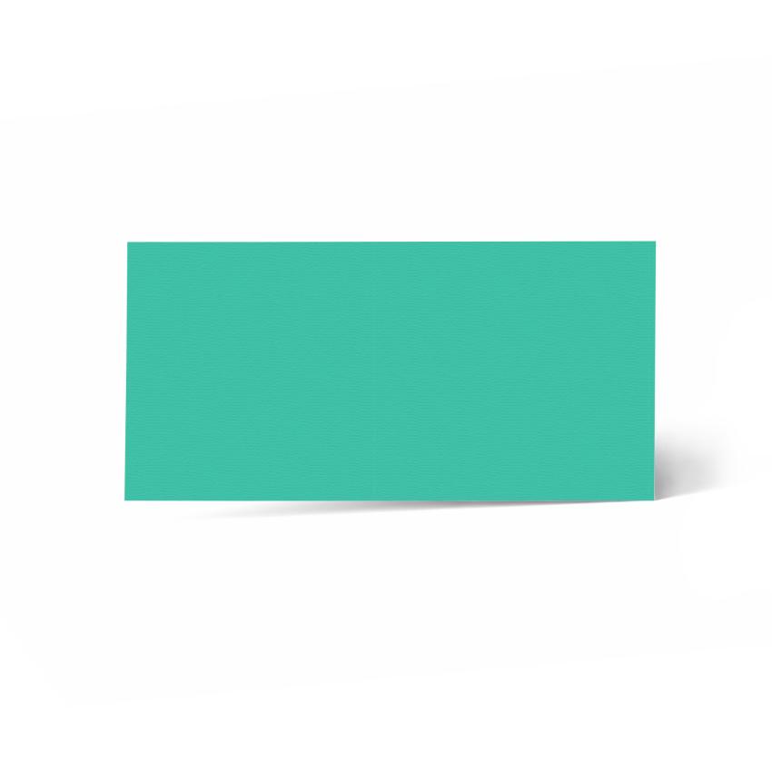 Karte - Einlegekarte DIN Lang 210g/m² in struktur türkis