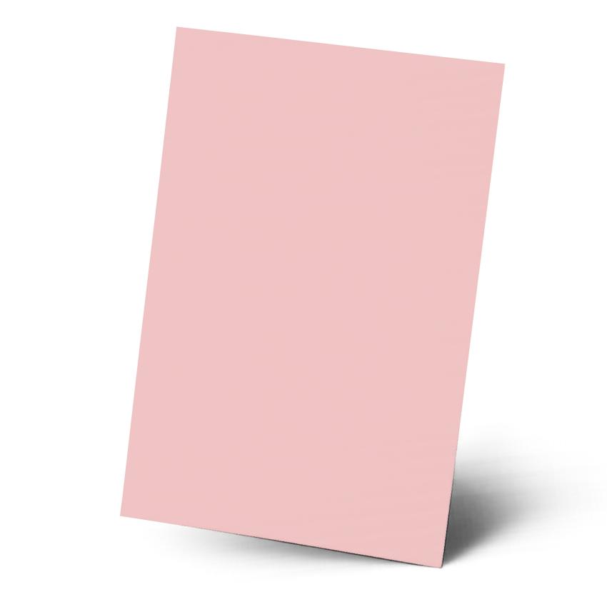 Karte - Einlegekarte DIN A5 240g/m² in babypink