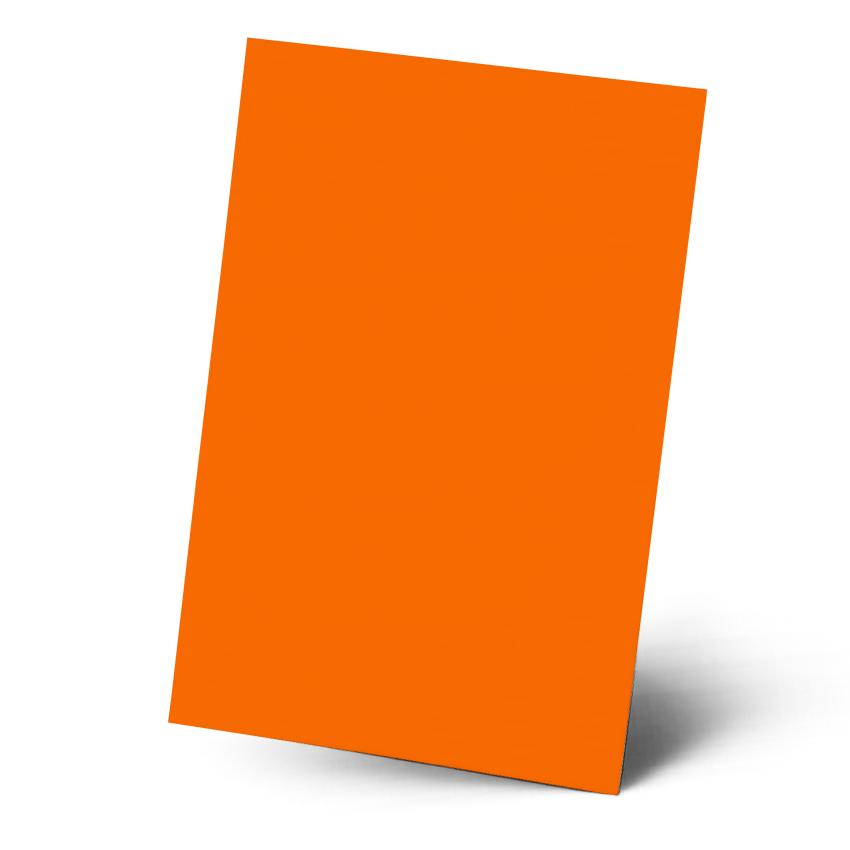 Karte - Einlegekarte DIN A5 240g/m² in orange