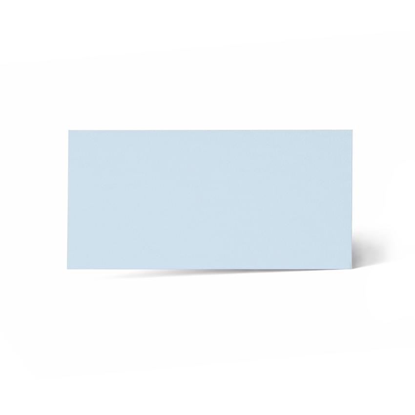 Karte - Einlegekarte DIN Lang 240g/m² in hellblau