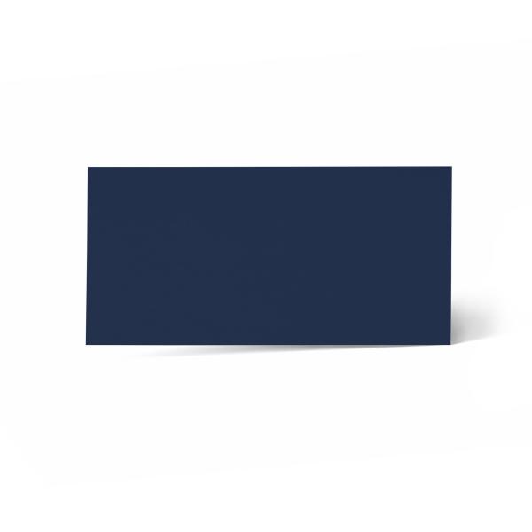 Karte - Einlegekarte DIN Lang 240g/m² in nachtblau