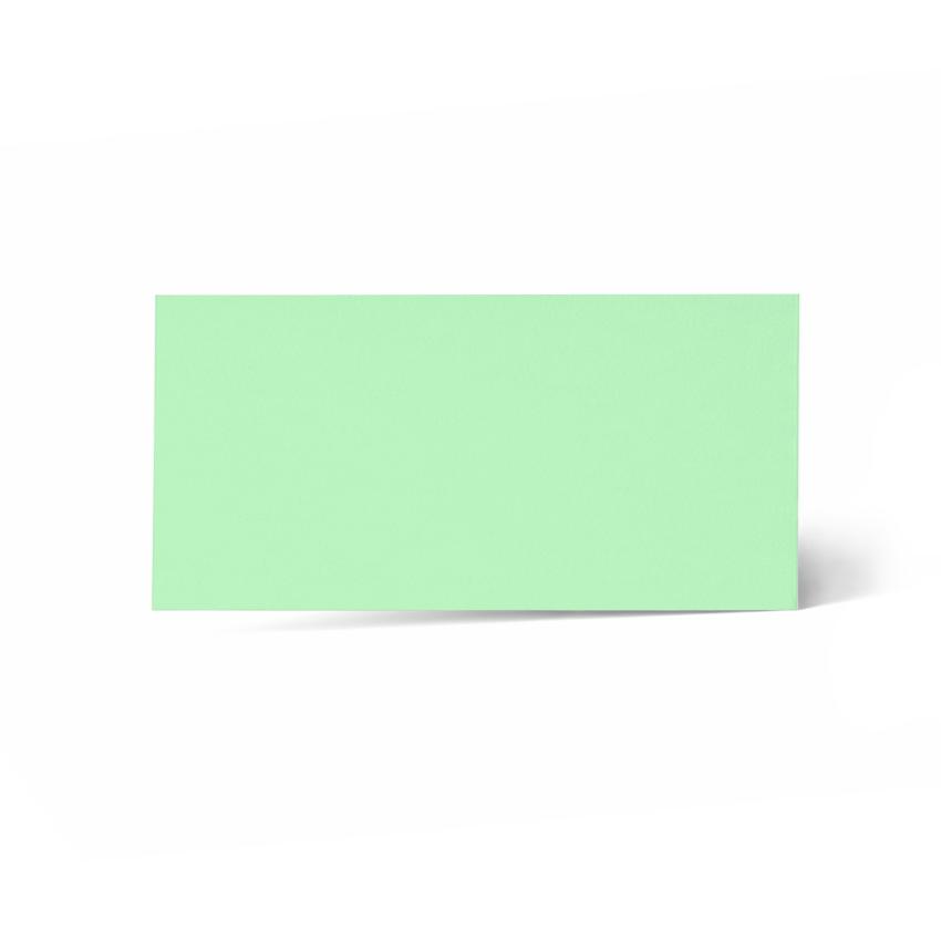Karte - Einlegekarte DIN Lang 240g/m² in pastell grün