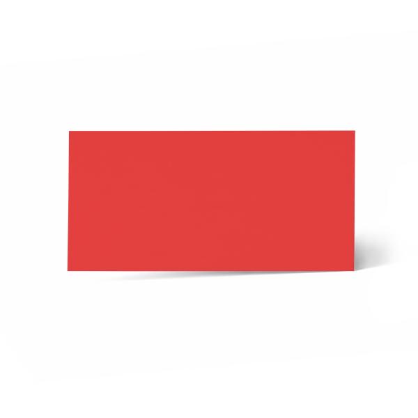 Karte - Einlegekarte DIN Lang 240g/m² in rot