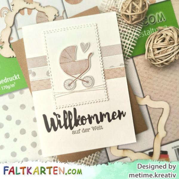 Designpapier 12"x12" 170gr "Baby Boho" 10 Bogen