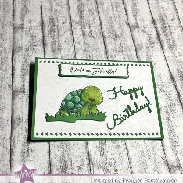 Kulricke Stempel "Schildkröten" Clear Stamp