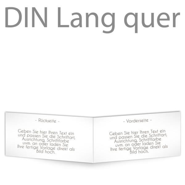 Klappkarte DIN Lang quer außen