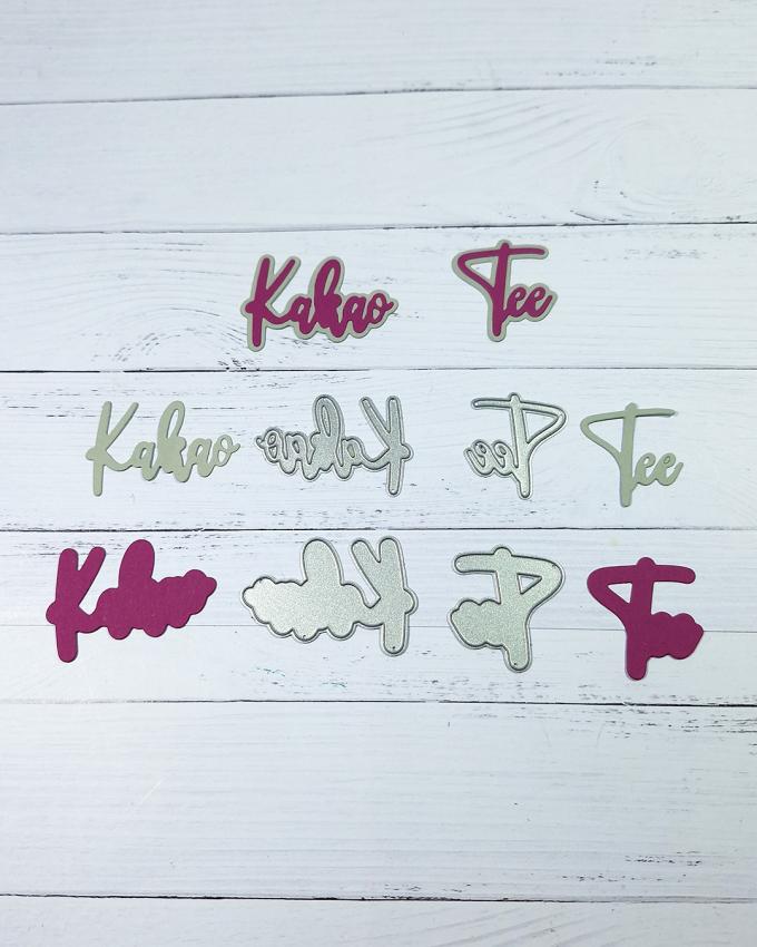 Kulricke Stanzschablone "Tee und Kakao" Craft Die 