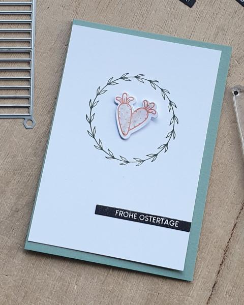 Kulricke Stempelset "Ostergruß" A7 Clear Stamp