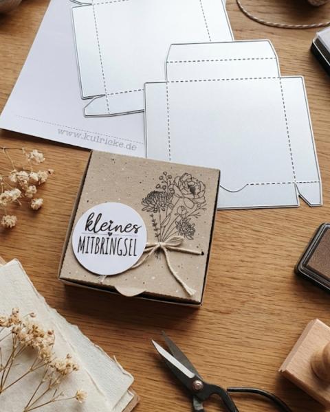 Kulricke Stanzschablone "Pizza Box XL" Craft Die | Boxenstanze | Stanze