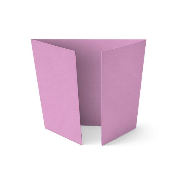 Altarfalz-Karte quadratisch (14,8x14,8cm) 210g/m² in struktur blütenrosa