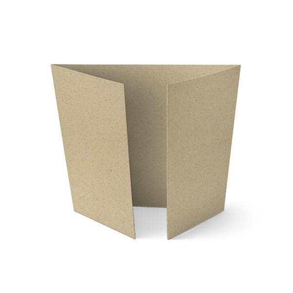 Altarfalz-Karte quadratisch (14,8x14,8cm) 300g/m² in graskarton