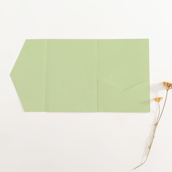 Pocketfold-Karte B6 Recycling "Recycling Kiwi" Exklusiv Line