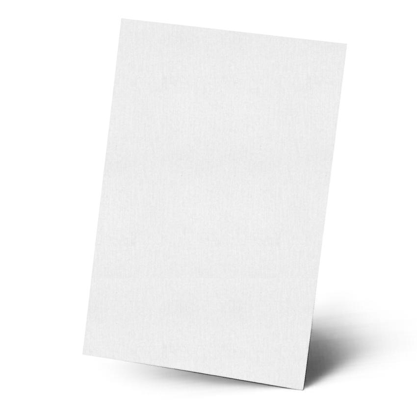 Karte - Einlegekarte DIN A5 240g/m² in leinen (weiss)