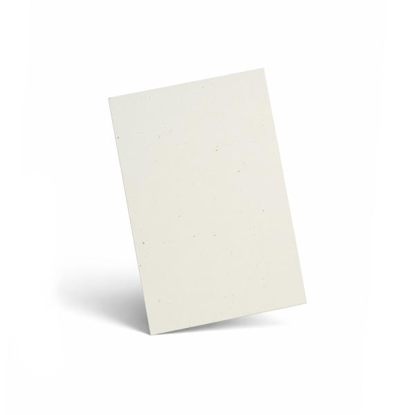 Karte - Einlegekarte DIN A6 250g/m² in recycling wollweiss