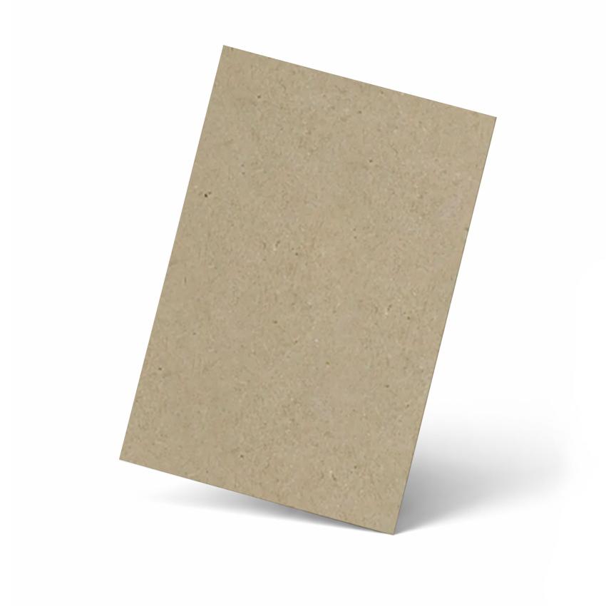 Karte - Einlegekarte DIN B6 220g/m² in kraft grau